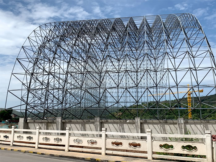 阆中山寨矿储煤棚网架